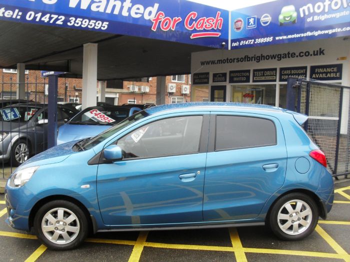 Mitsubishi Mirage 1.2 3 5dr CVT Hatchback Petrol Blue Met