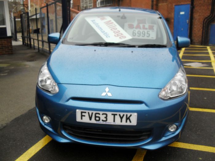 Mitsubishi Mirage 1.2 3 5dr CVT Hatchback Petrol Blue Met