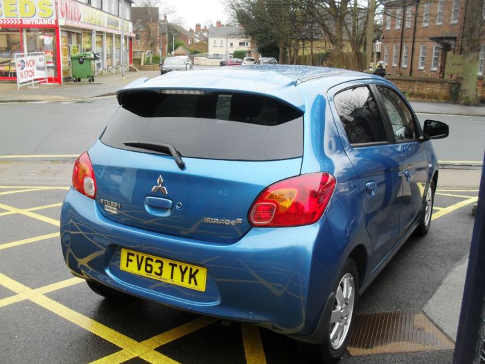 Mitsubishi Mirage 1.2 3 5dr CVT Hatchback Petrol Blue Met