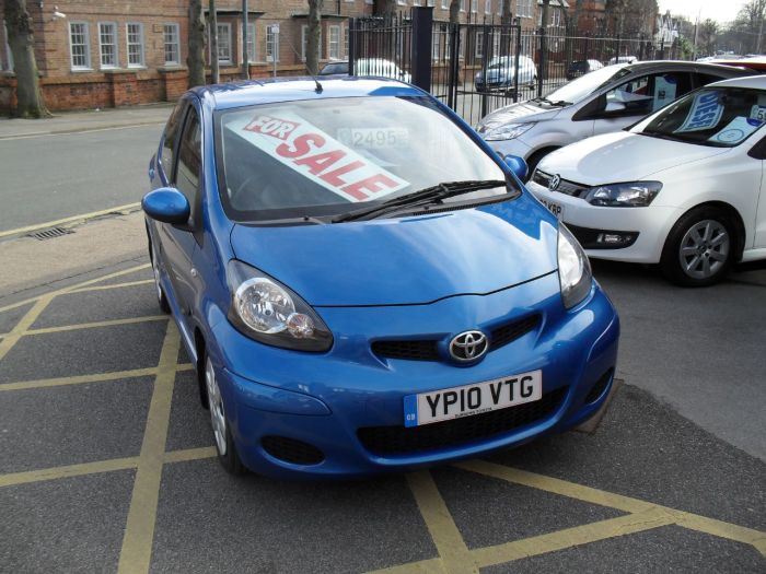 Toyota Aygo 1.0 VVT-i Blue 5dr Hatchback Petrol Blue Met
