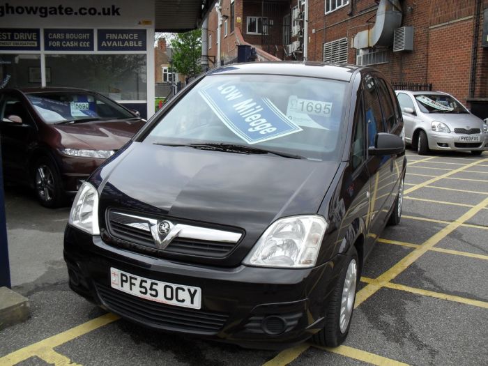 Vauxhall Meriva 1.4i 16V 5dr MPV Petrol Black