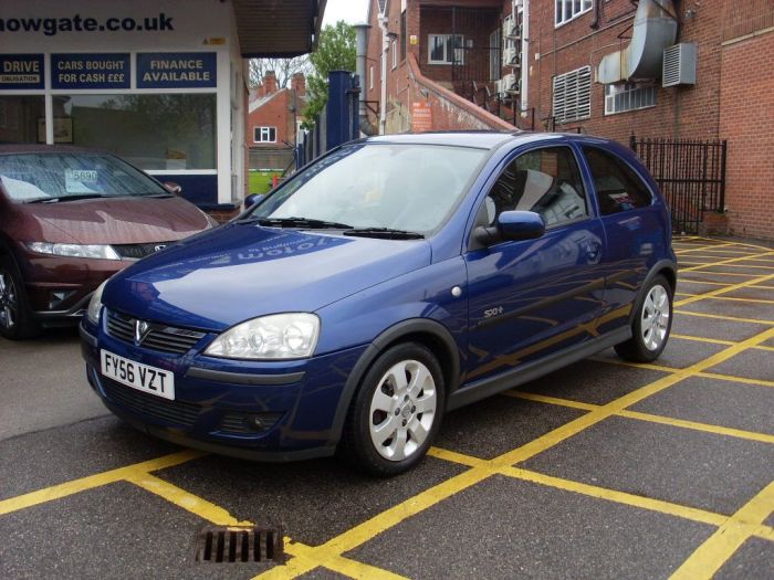 Vauxhall Corsa 1.4i 16V SXi+ 3dr Hatchback Petrol Ultra Blue