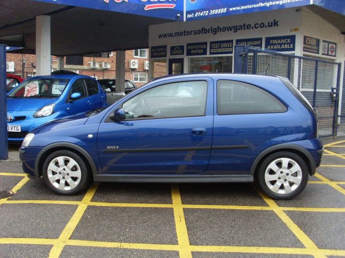 Vauxhall Corsa 1.4i 16V SXi+ 3dr Hatchback Petrol Ultra Blue