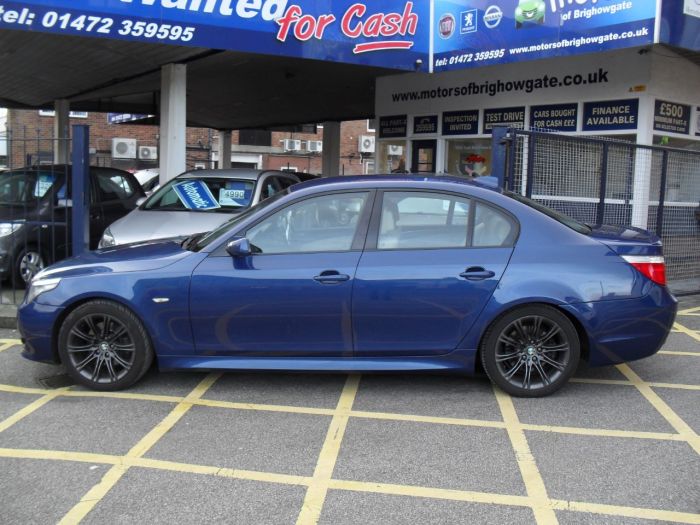 BMW 5 Series 2.5 523i M Sport 4dr Step Auto Saloon Petrol Le Mans Blue